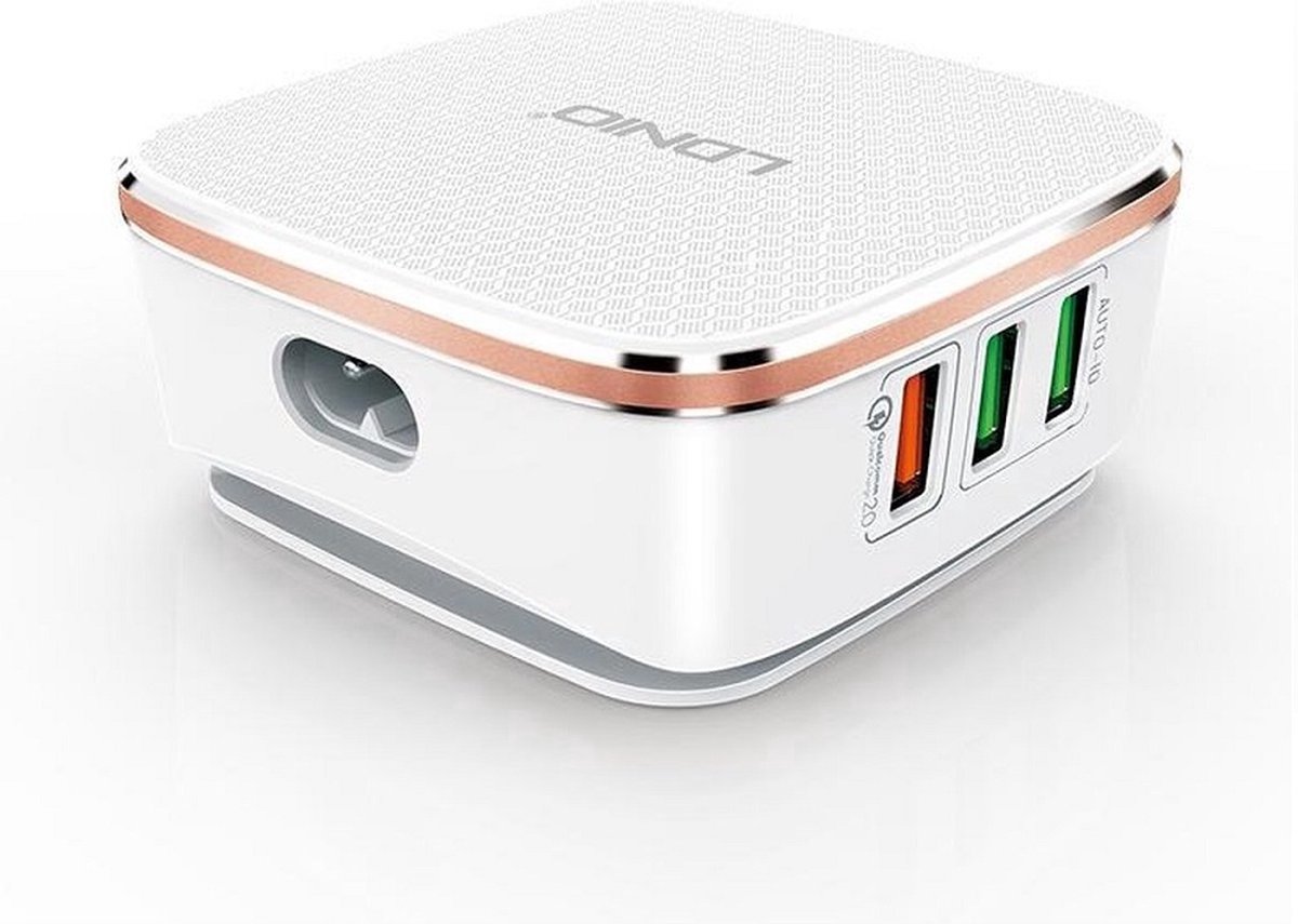 LDNIO USB oplaadhub - 35 W - Wit - Snellader - 6 Poorten
