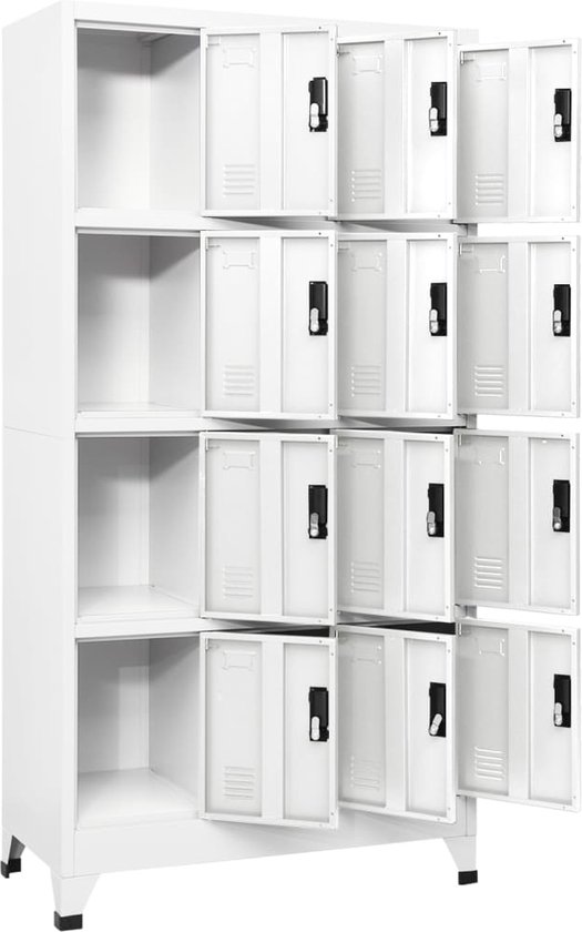Libreria Bissolo Casa W-F6 In Metallo Grigio Opaco – 90x45x180 Cm, 4 Ripiani Regolabili