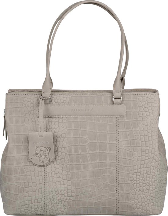 Burkely Casual Cayla Dames Werktas 13.3 Licht Grijs bol
