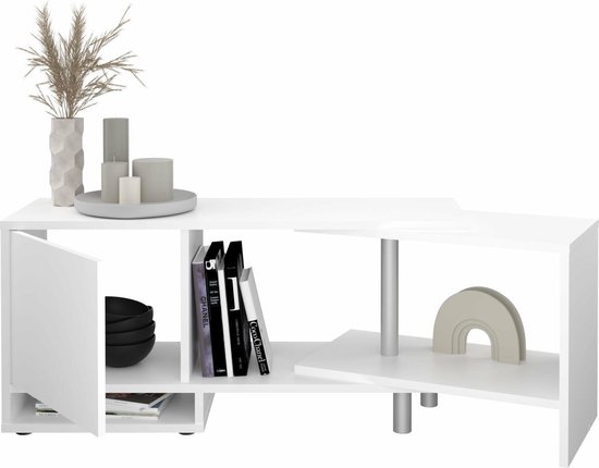 Tivoli TV-bank, zwart Wotan, breedte 140 cm x hoogte 40,5 cm x diepte