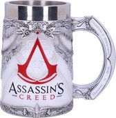 Nemesis Now - Assassin's Creed Logo - Bierpul - Wit - 17.5cm