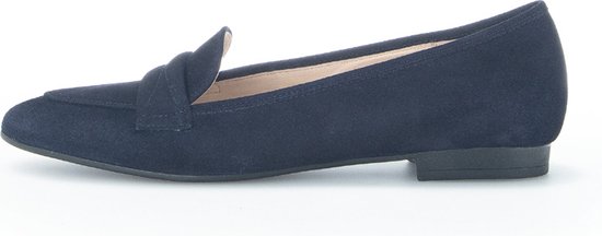 Gabor instappers blauw suede art 21.302 16 maat 8/42