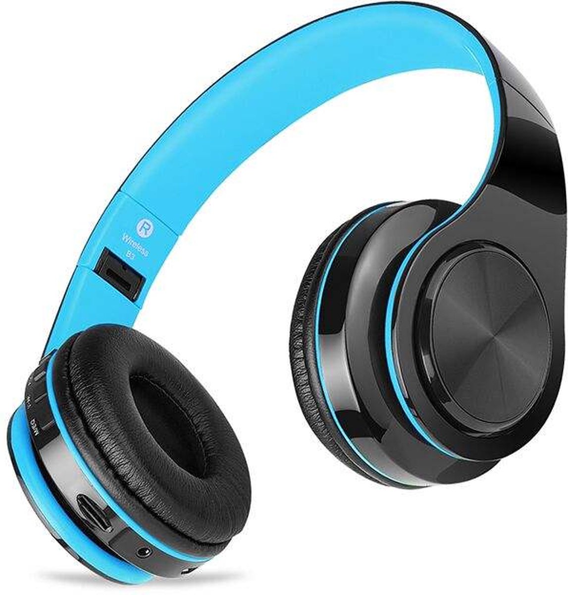 B3 Draadloze koptelefoon - Koptelefoon - Headphone - Wireless Headphone - Bluetooth Koptelefoon - Koptelefoon Draadloos - Blauw