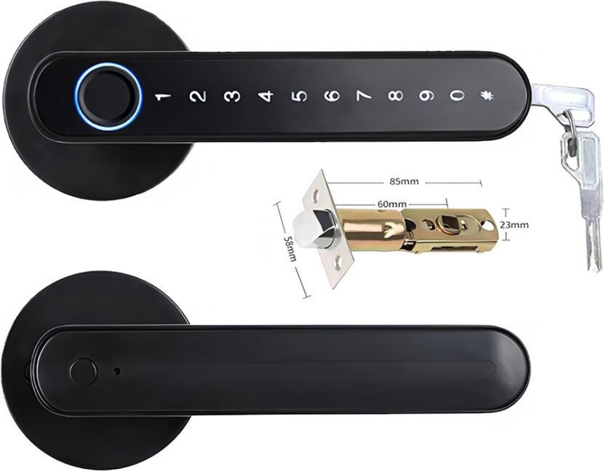 Serrure de poignée de porte Currero Poignée de porte avec code Serrure Smart