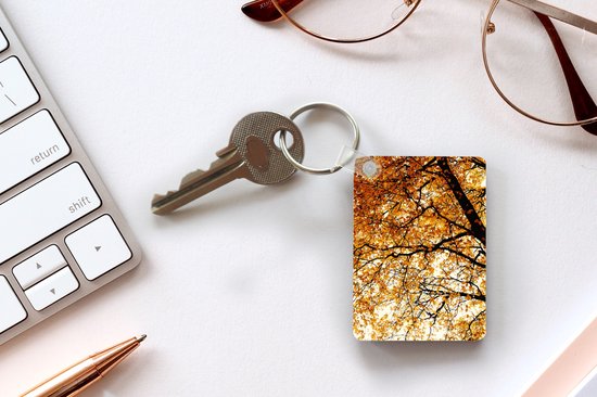 Porte-clés - Arbre - Feuilles d'automne - Saisons - Rural - Cadeaux à distribuer - Plastique