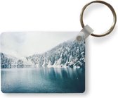 Sleutelhanger - Winter - Water - Sneeuw - Uitdeelcadeautjes - Plastic