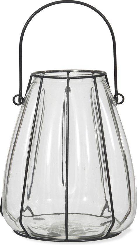 Adlestrop Windlight Glas - Glas Lanterne - 23 cm
