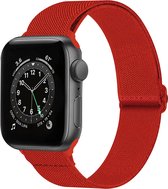 Bandje Geschikt Voor Apple Watch Bandje 42/44/45 mm Nylon Horloge Band Verstelbare Gesp - Geschikt Voor Apple Watch 1-8 / SE - 42/44/45 mm Nylon - Rood
