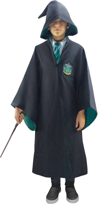 Afdaling bespotten De databank Harry Potter - Slytherin Wizard Robe / Zwaderich tovenaar kostuum (XS) |  bol.com