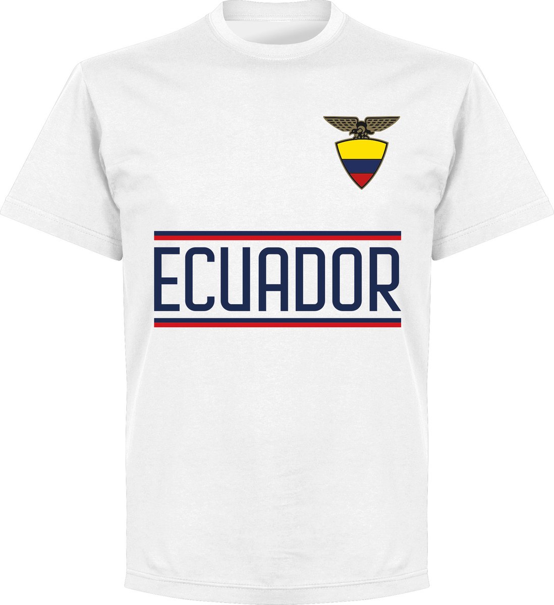 Ecuador Team T-shirt - Wit - 4XL