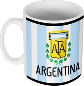 Argentinië Team Mok - Lichtblauw/Wit