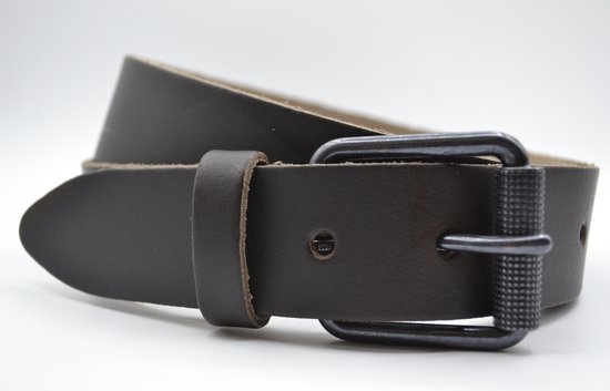 belts.nl - ceinture bleu foncé 4 cm - taille 95 longueur totale ceinture  110 cm - cuir... | bol