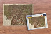Puzzel Plattegrond - Antiek - Haarlem - Legpuzzel - Puzzel 1000 stukjes volwassenen - Stadskaart