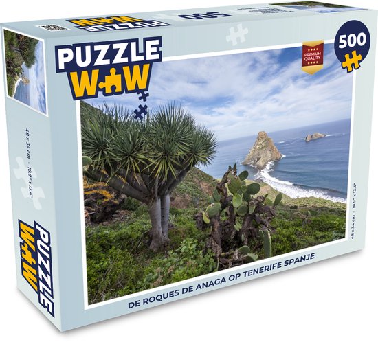 Puzzel De Roques de Anaga op Tenerife Spanje - Legpuzzel - Puzzel 500  stukjes | bol.com
