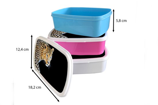 Lunch box Zwart - 18x12x6 cm - Adultes