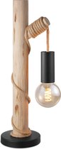 Home Sweet Home - Landelijke tafellamp Maritime - 21/21/55cm - bedlampje - geschikt voor E27 LED lichtbron - gemaakt van Hout
