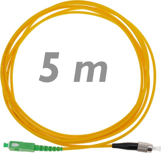 thumbnail: EMSECKO Glasvezelkabel LC/APC Naar LC/APC OS2 Singlemode - Simplex 9/125µm, 15 Meter