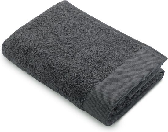Walra Handdoek Remade Cotton - 50x100 - 100% katoen - Grijs / Antraciet
