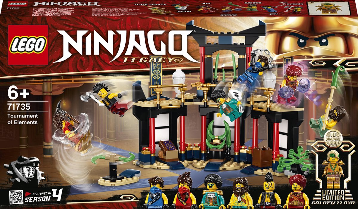LEGO NINJAGO Le tournoi des éléments - 71735 | bol.com