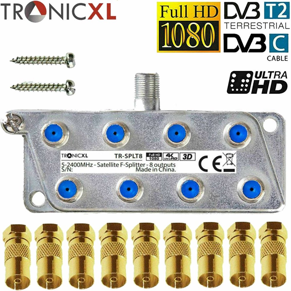 Trendsky 100 meter coax kabel 120DB 4 voudige afscherming