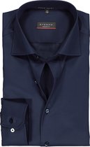 ETERNA modern fit overhemd - twill heren overhemd - donkerblauw - Strijkvrij - Boordmaat: 48