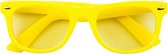Boland - Partybril Dance neon geel Geel,Neon - Volwassenen - Geen verkleedthema -