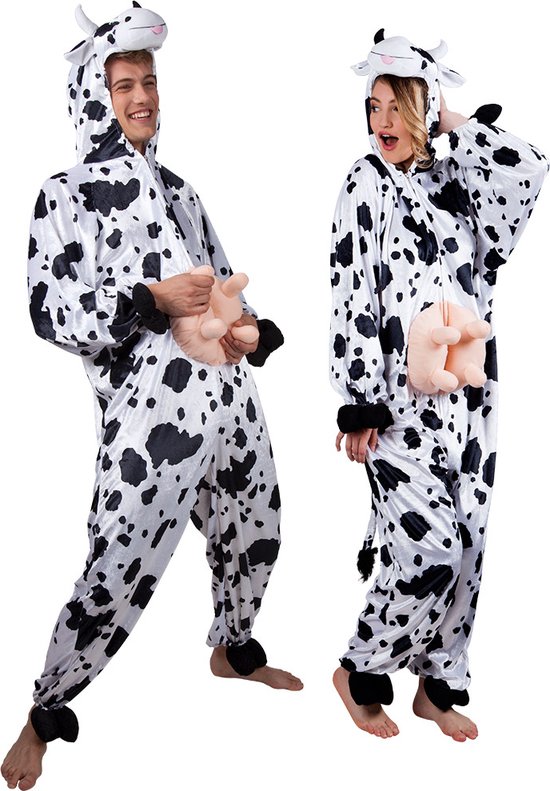 Grenouillère Vache pour Adulte (Homme / Femme), Pyjamas Animaux Rigolos