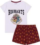 Harry Potter - Pyjama Filles Witte et Bordeaux , Manches courtes d'été / 134