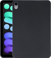 Mobigear Tablethoes geschikt voor Dunne Apple iPad Mini 6 (2021) Hoes Flexibel TPU | Mobigear Basics Backcover | iPad Mini 6 (2021) Case | Back Cover - Zwart