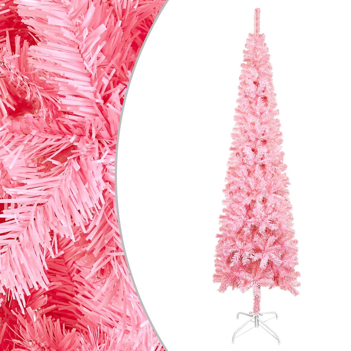 Prolenta Premium - Kerstboom smal 210 cm roze