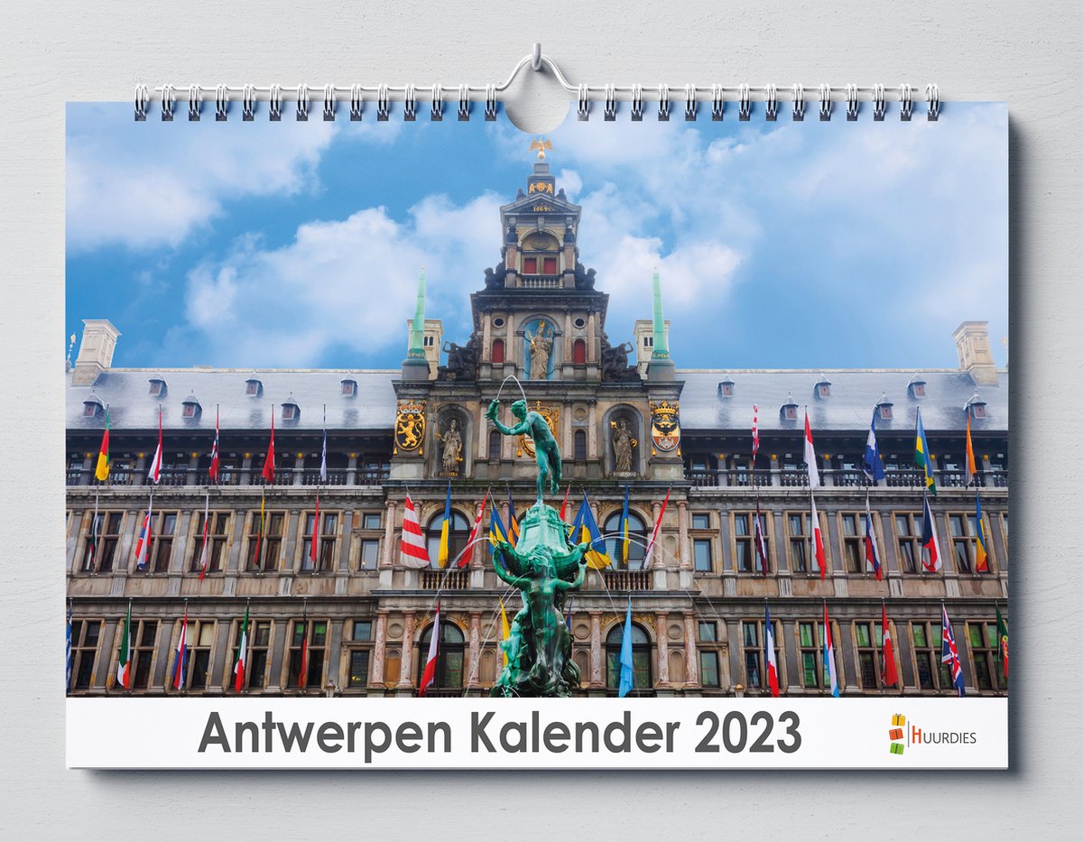 Antwerpen kalender 2023 | 35x24 cm | jaarkalender 2023 | Wandkalender 2023