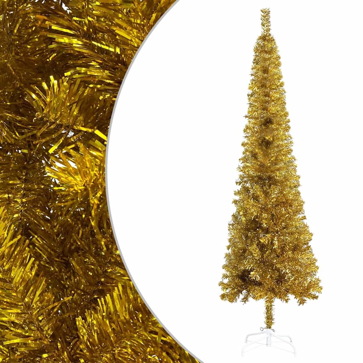 Prolenta Premium - Kerstboom smal 180 cm goudkleurig