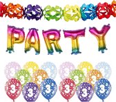 Partydeco - 3 jaar feestartikelen pakket slingers/ballonnen/letters