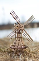 Eco Wood Art 3D Mechanische Puzzel Windmill, 2130, 34x19,5x40cm