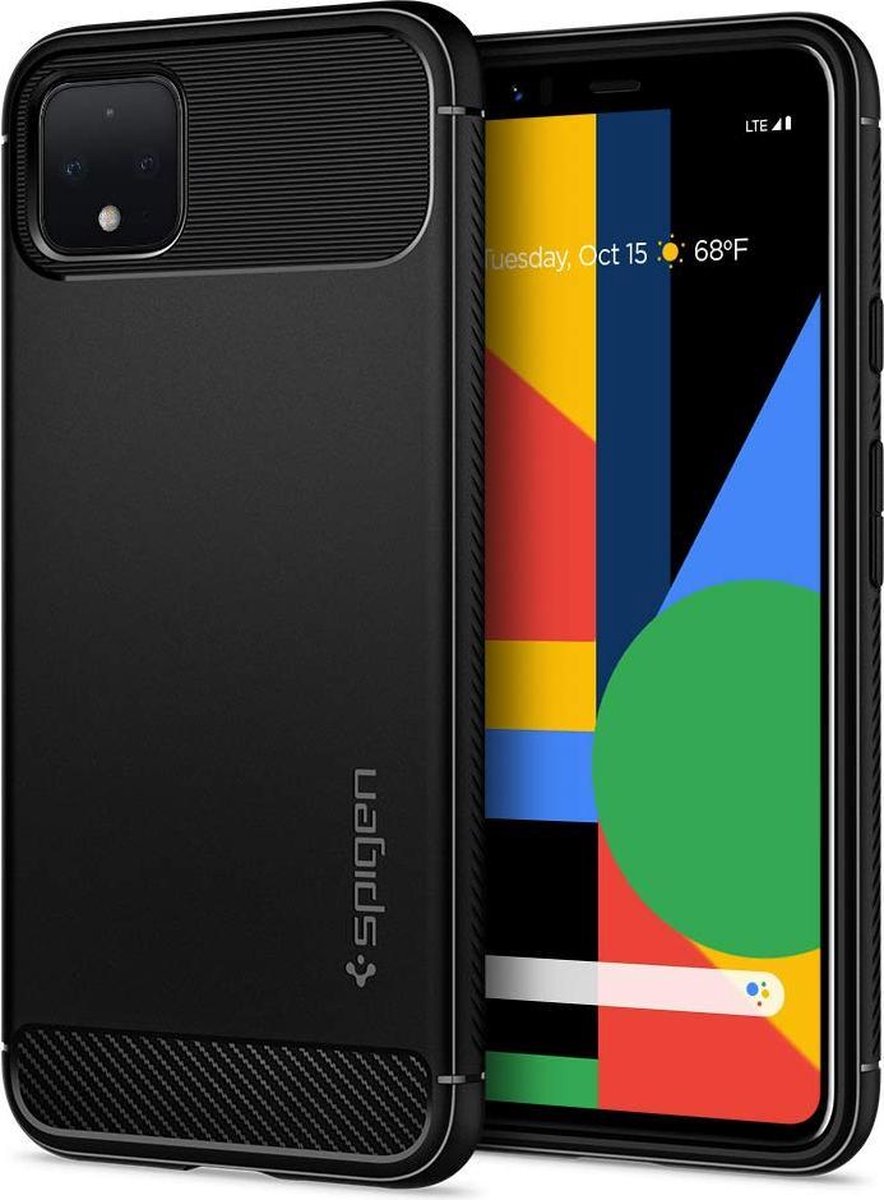 Spigen Rugged Armor for Pixel 4 XL matt black