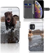 iPhone 11 Telefoonhoesje met Pasjes Honden Labrador