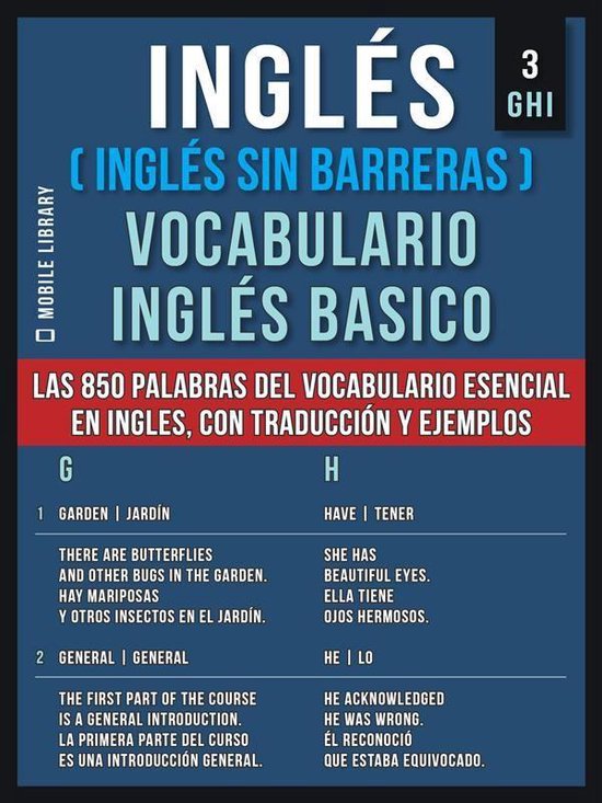 Vocabulario Ingles Basico 3 - Inglés (Inglés Sin Barreras) ... - cover