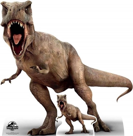 Machtig journalist Wig Groot decoratie bord Jurassic World T-Rex 100 x 98 cm - Star cut-out -  Dinosaurus foto... | bol.com
