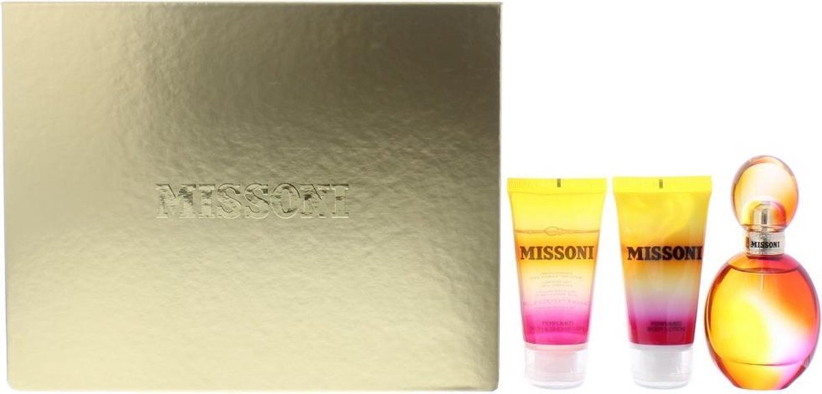 Missoni Gift Set eau de toilette spray 100 ml + 50 ml shower gel + 50 ml body lotion