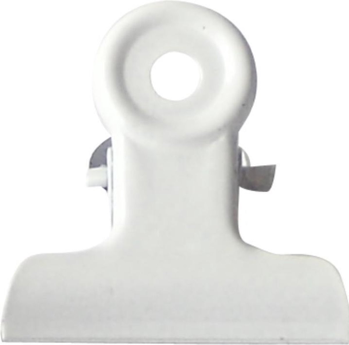 LPC Papierklem Bulldog clip wit - 19 mm -30 stuks