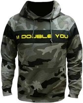 MDY Sportkleding - Camo Hoodie (S - Grijs) - Heren Hoodie