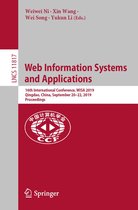 Lecture Notes in Computer Science 11817 - Web Information Systems and Applications