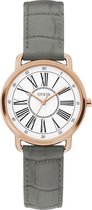 Guess  W1285L3 Horloge - Leer - Grijs - Ø 34 mm