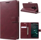 Mercury Blue Moon Wallet Case hoesje LG V10 wine