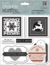 6 x 6" Urban Stamps (7pcs) - Craft Christmas