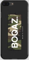 BOQAZ. iPhone 8 Plus hoesje - Labelized Collection - Camouflage print BOQAZ
