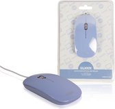 Wired Mouse Desktop 3-Button Purple