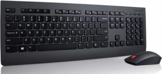 Lenovo 4X30H56800 RF Draadloos QWERTY Belgisch Zwart toetsenbord | bol