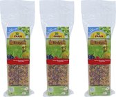 Birdy's klimpack parkiet amarant blauwe bessen frambozern mix 130 gr per 3 stuks