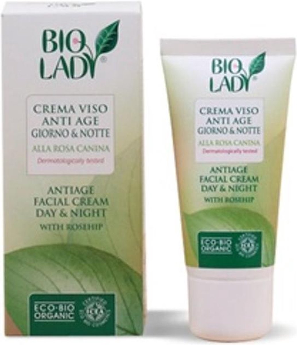 Bio Lady Biologische anti veroudering gezichtscrème dag en nacht (50ml)